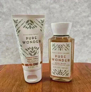 Pure Wonder Bath & Body Works Shower Gel 3oz and Lotion 2.5oz Travel Size New‎